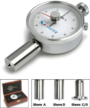 Shore hardness tester