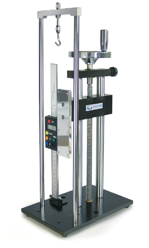 Manual test stand, one guide column