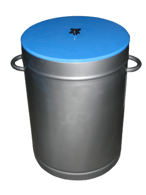 Large stainless steel cylindrical Dewar vessels