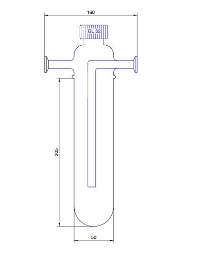 Cold Finger with condensate outlet