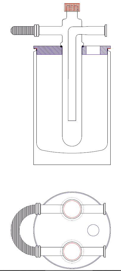 Two cold traps type SL29-NW16(-A) in one Dewar