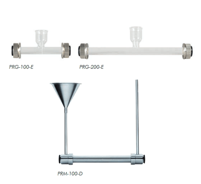 Polarimeter tube made of glass