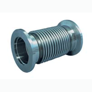 Metal bellow with small flange