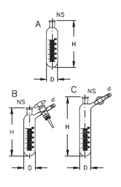 Receiver with round bottom