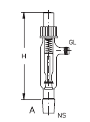 Check and overpressure valve