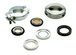 Set of diaphragms and valves